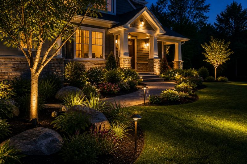 Courtyard Light Installation in Kansas City, KS