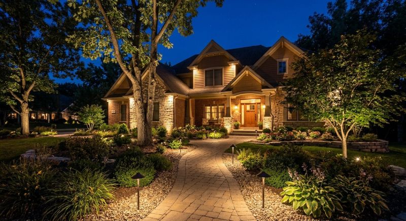 Driveway Lighting Installation in Alpharetta, GA